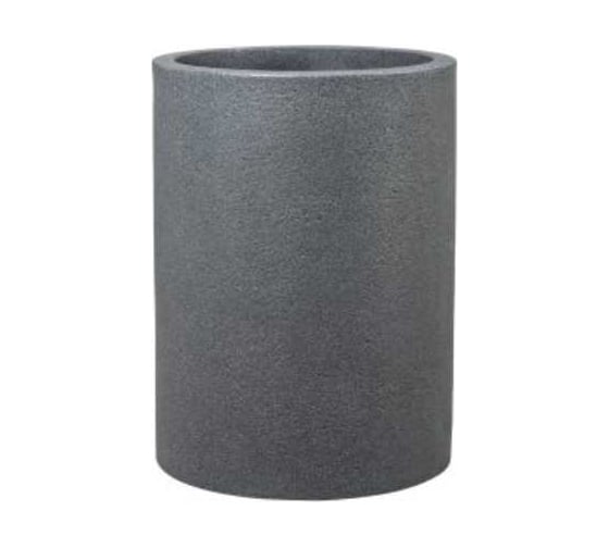 Изображение товара Высокое кашпо Scheurich 134 Riva High Schwarz-Granit пластик, диам. 39 см, высота 54 см, гранит 068841