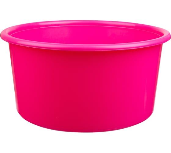 Изображение товара Таз РАНТИС 7 литров, круглый, розовый Т7Р