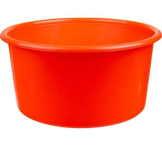 Изображение товара Таз РАНТИС 7 литров, круглый, оранжевый Т7О