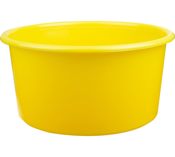 Изображение товара Таз РАНТИС 7 литров, круглый, желтый Т7Ж