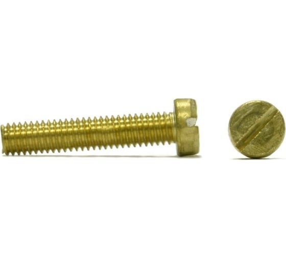 Изображение товара Винт ЦКИ DIN 84, М6x35, лат., SL10x1.6, 20 шт. 11621