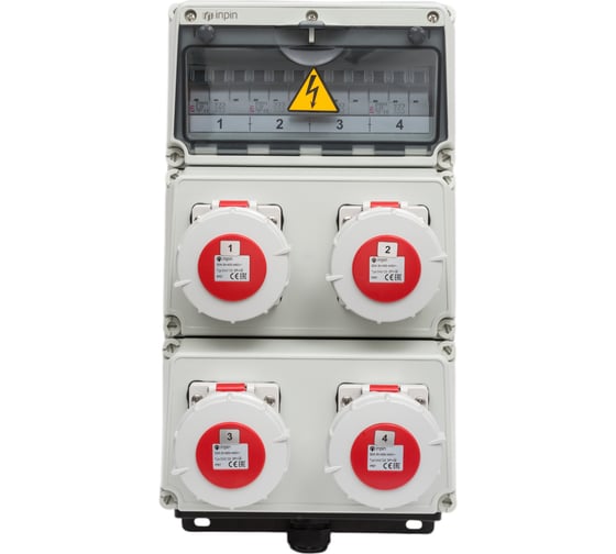 Изображение товара Комбинация розеток INPIN для рефрижераторных контейнеров 1603001