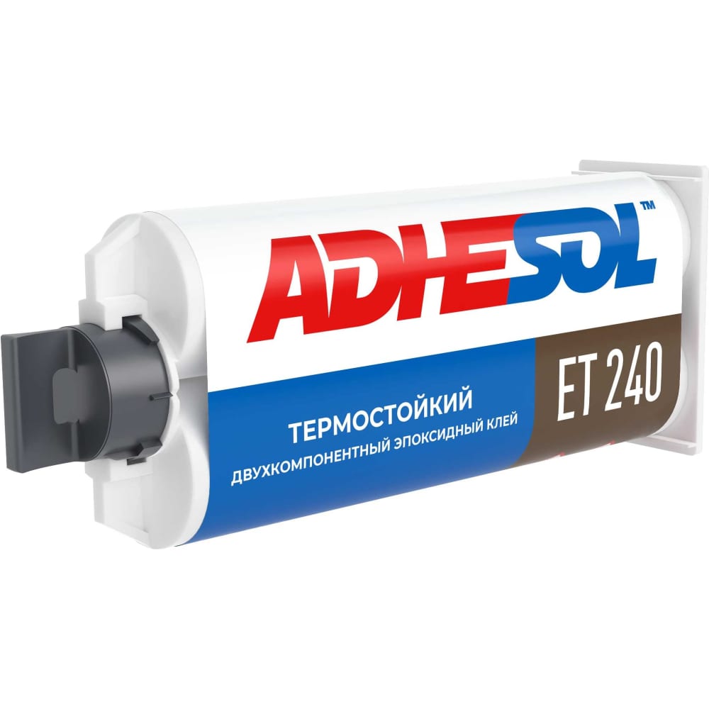 Термостойкий двухкомпонентный эпоксидный клей ADHESOL клей для ремонта пластика teroson