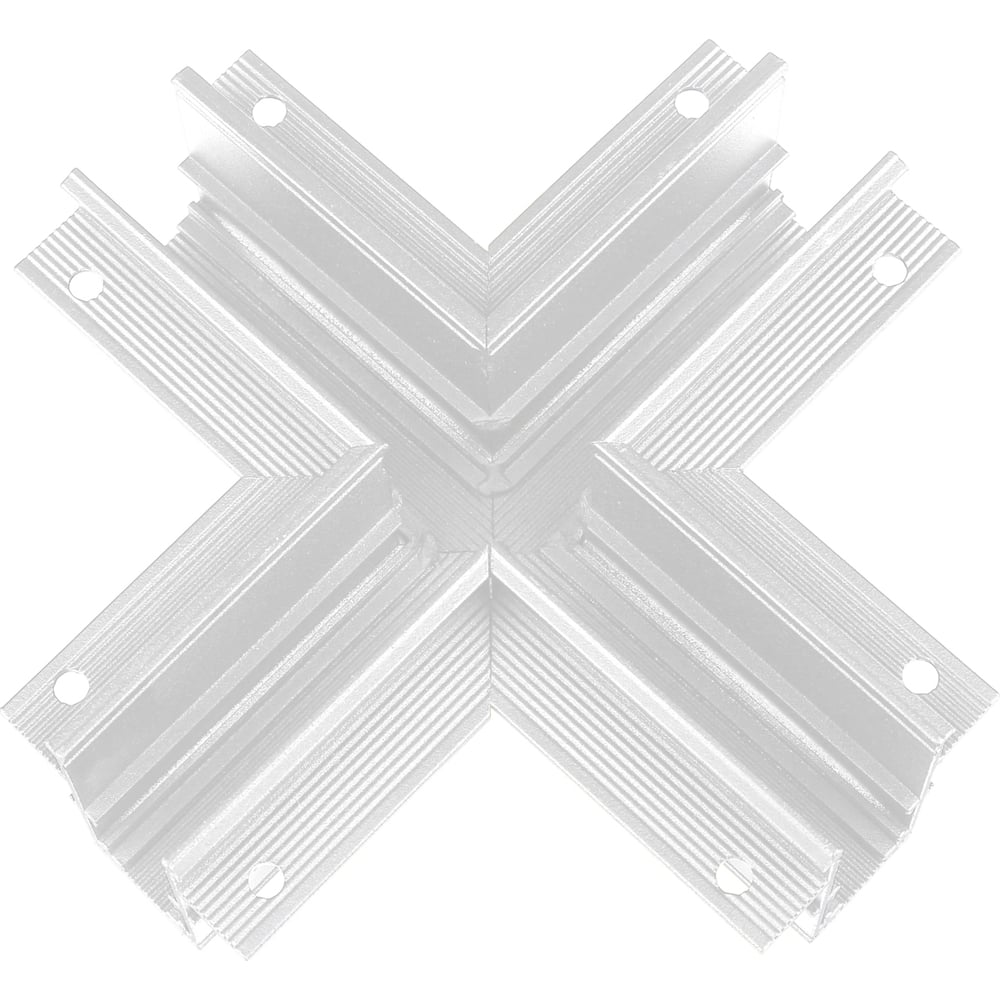 X-образный соединитель для треков Ambrella Light, цвет белый