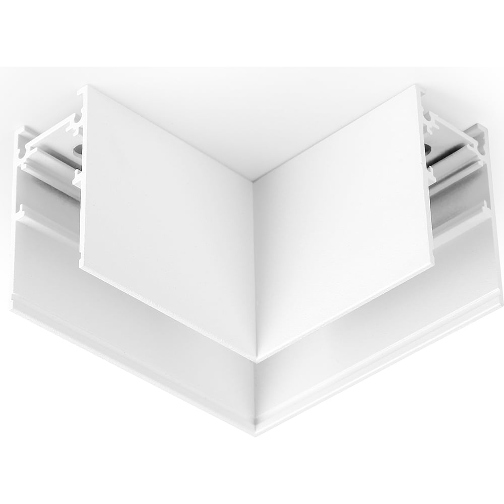 Угловой L-образный соединитель для треков накладных Ambrella Light, цвет белый GL3369 TRACK SYSTEM - фото 1