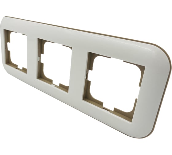 Изображение товара Рамка 3 поста OVIVO Loft белый/крафт 404-010006-227