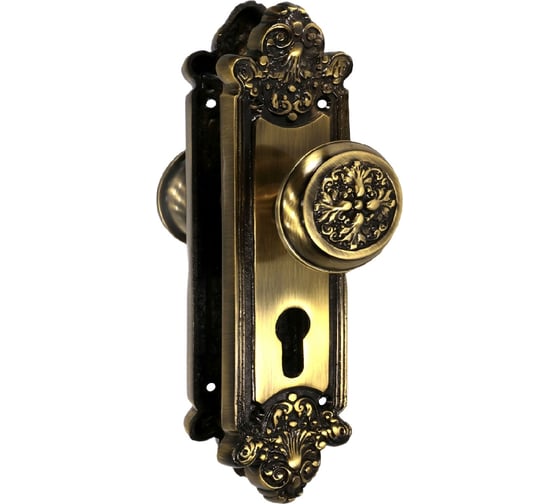 Изображение товара Дверные ручки Левша коллекция L.Baskerville HERITAGE LB-642 старая бронза У2-1759.СБ