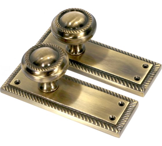 Изображение товара Комлект ручек Левша коллекция L.Baskerville Georgian cyl 150 mm, LB-623, старая бронза У2-1709.СБ