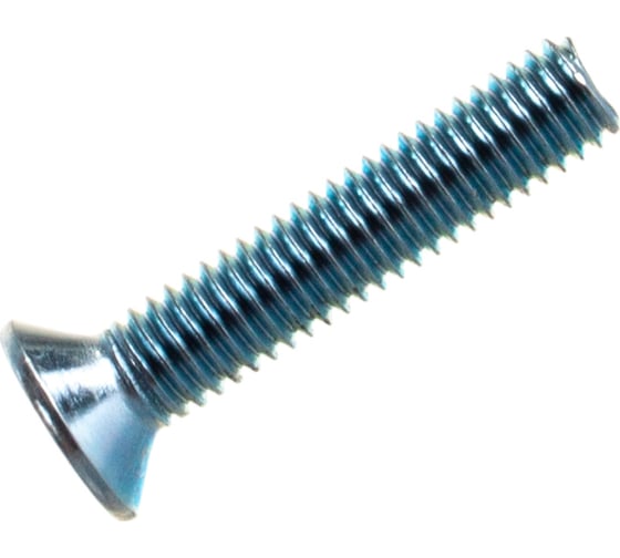 Изображение товара Потайной винт КРЕП-КОМП цинк DIN965 6х30 410шт вп630ф