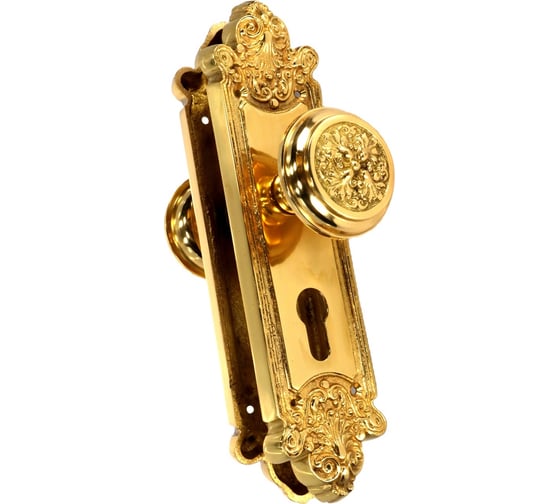 Изображение товара Дверные ручки Левша коллекция L.Baskerville HERITAGE LB-642, золото У2-1759.З