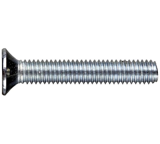 Изображение товара Потайной винт КРЕП-КОМП цинк DIN965 6х60 200шт вп660ф