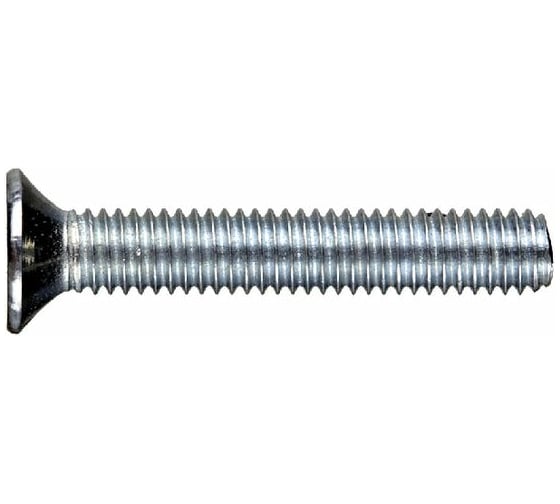 Изображение товара Потайной винт КРЕП-КОМП цинк DIN965 6х65 170шт вп665ф