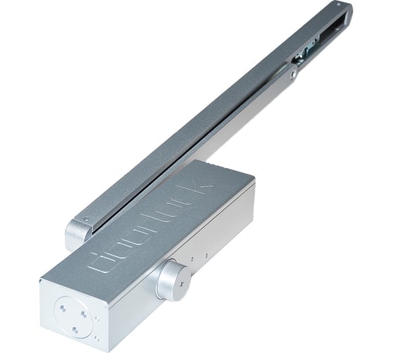 Изображение товара Доводчик со скользящей тягой Doorlock dl345s bc da en1-4 серебристый 75570