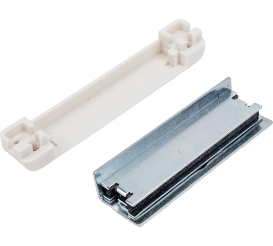 Изображение товара Балконная магнитная универсальная защёлка Дверной Страж 13 мм, белая ДС42631