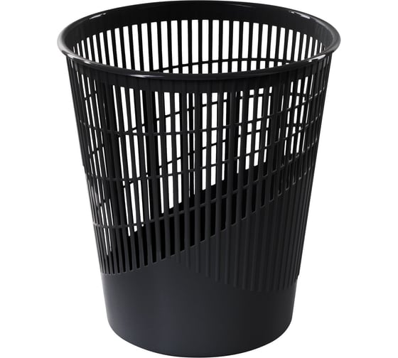 Изображение товара Корзина для бумаг BRAUBERG 11 л, сетчатая, черная 230441