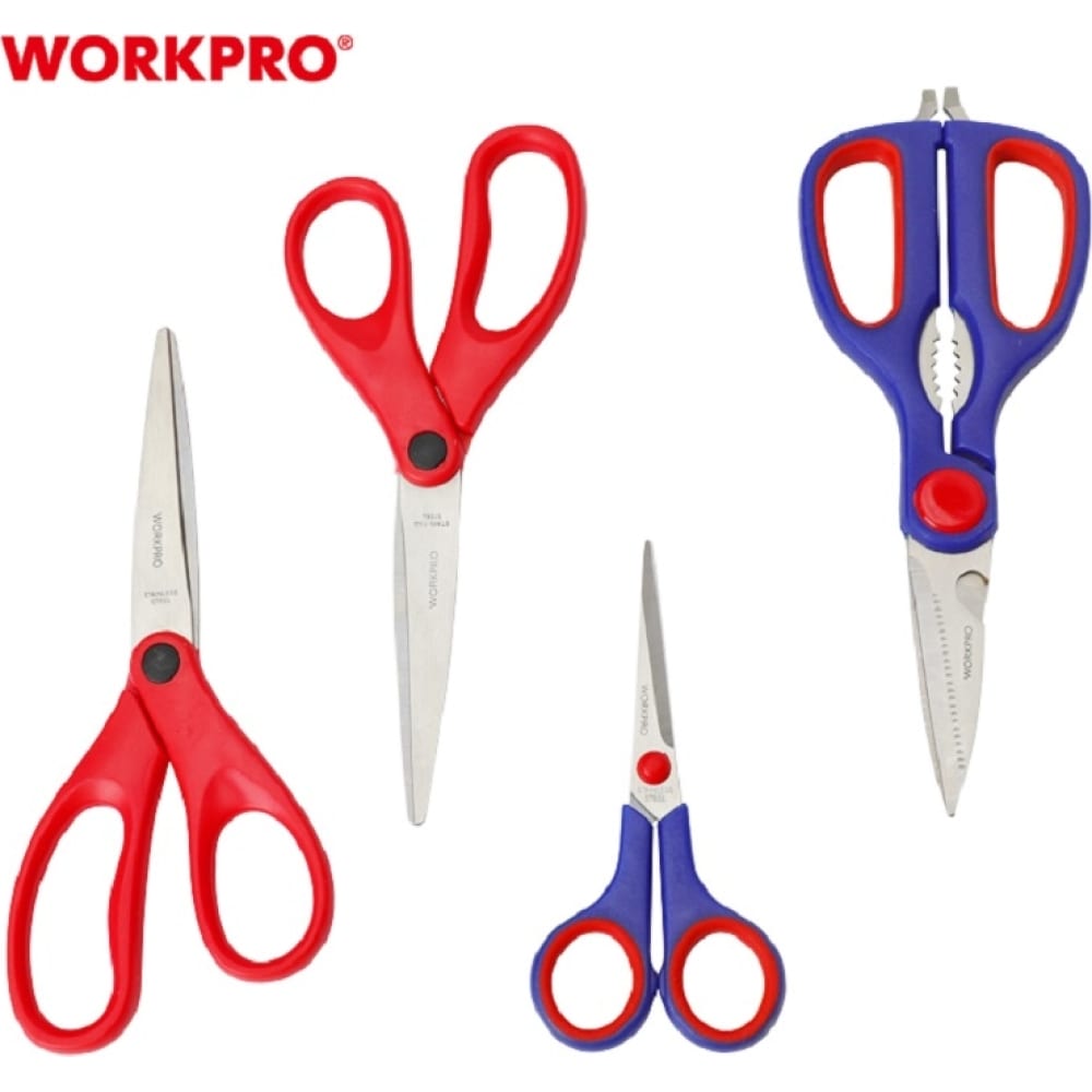 Набор ножниц WORKPRO набор стамесок долот workpro