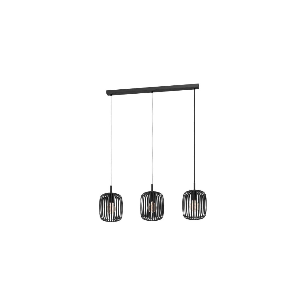 Изображение товара Подвесной светильник Eglo ROMAZZINA 900495 современный дизайн 3 лампы 40 Вт черный