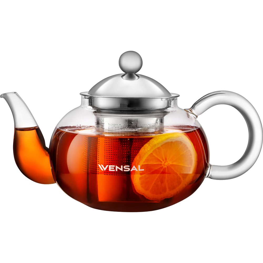 Заварочный чайник VENSAL, цвет прозрачный