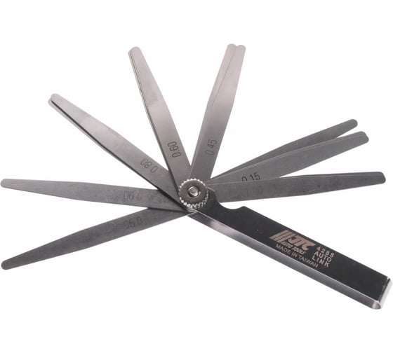 Изображение товара Набор щупов для установки зазора (0.05-1.0 мм, 20 штук) JTC 4288