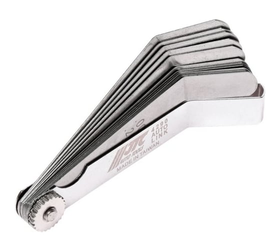 Изображение товара Набор изогнутых щупов для установки зазора (0.203-0.66 мм / 0.008"-0.026", 12 штук) JTC 4290