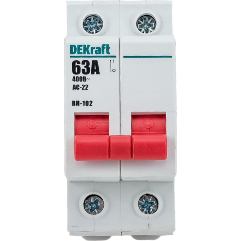 Выключатель нагрузки DEKraft выключатель разъединитель 3п 100а вр 101 dekraft 40003dek