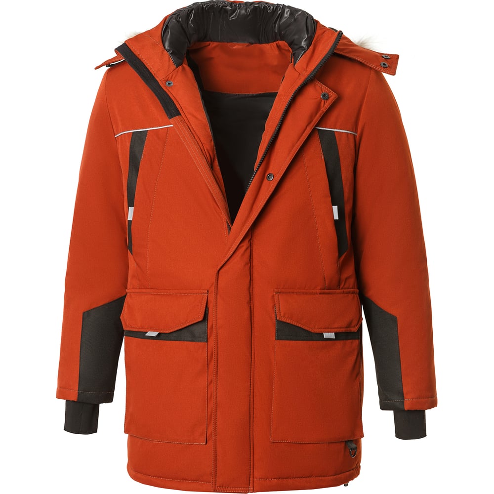 Изображение товара Мужская утепленная куртка Простор терракотовая размер 56-58 рост 170-176