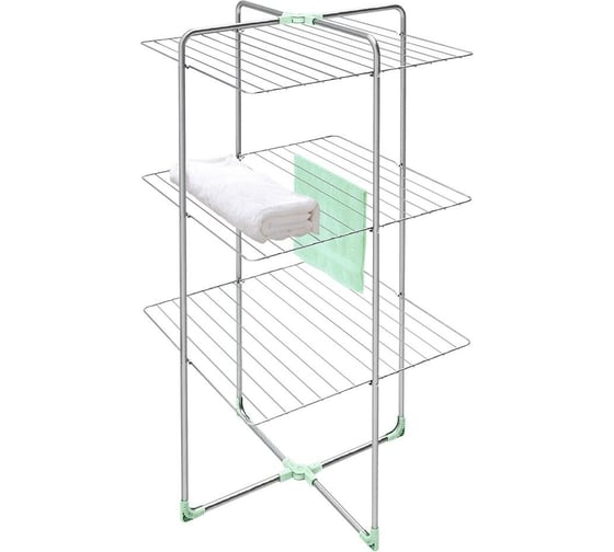 Изображение товара Вертикальная сушилка для белья Nika 30 серебро СБВ1/С