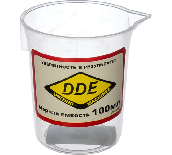 Изображение товара Мерная емкость 100 мл DDE 240-621