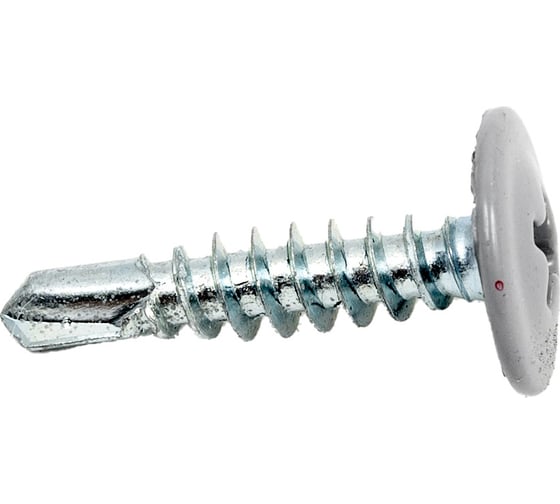 Изображение товара Саморез ПШC КРЕП-КОМП сверло 4,2х19 RAL7004 1000шт пшс197004