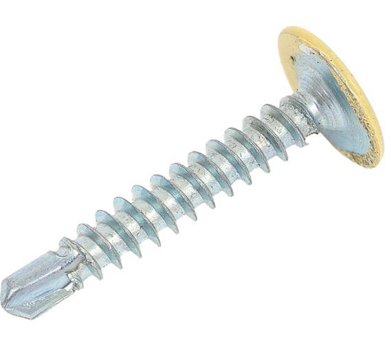 Изображение товара Саморез ПШC КРЕП-КОМП сверло 4,2х25 RAL1014 500шт пшс251014