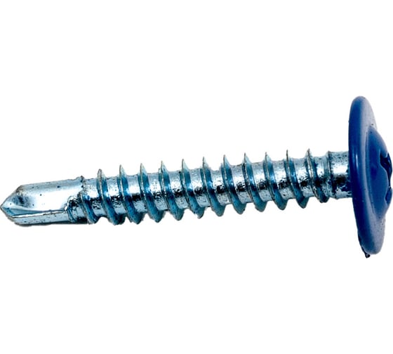 Изображение товара Саморез ПШC КРЕП-КОМП сверло 4,2х25 RAL5005 500шт пшс255005