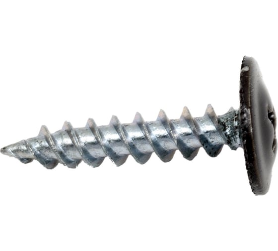 Изображение товара Саморез ПШО КРЕП-КОМП острый 4,2х19 RAL8019 1000шт пшо198019