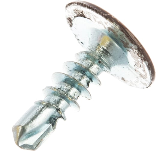 Изображение товара Саморез ПШC КРЕП-КОМП сверло 4,2х13 RAL8017 1500шт пшс138017