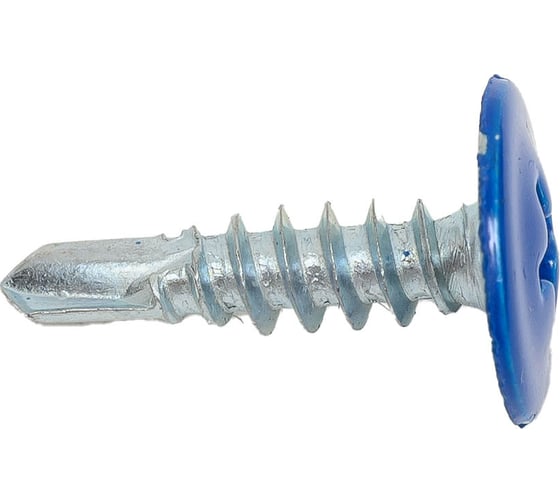 Изображение товара Саморез ПШC КРЕП-КОМП сверло 4,2х16 RAL5005 1000шт пшс165005