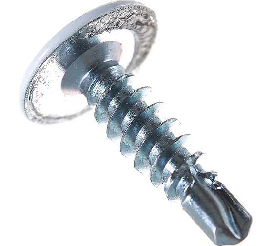 Изображение товара Саморез ПШC КРЕП-КОМП сверло 4,2х16 RAL9003 1000шт пшс169003