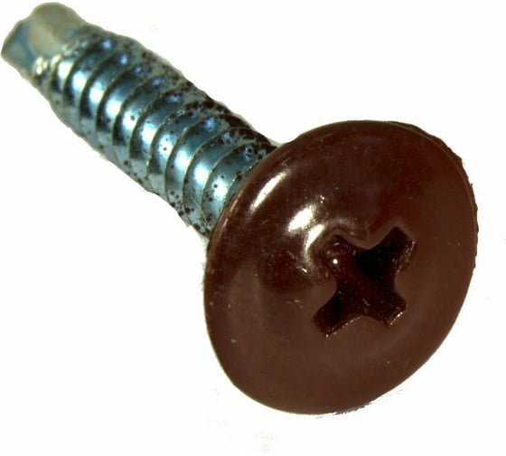 Изображение товара Саморез ПШC КРЕП-КОМП сверло 4,2х19 RAL3009 1000шт пшс193009