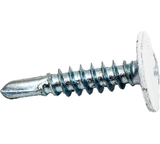 Изображение товара Саморез ПШC КРЕП-КОМП сверло 4,2х19 RAL9003 1000шт пшс199003