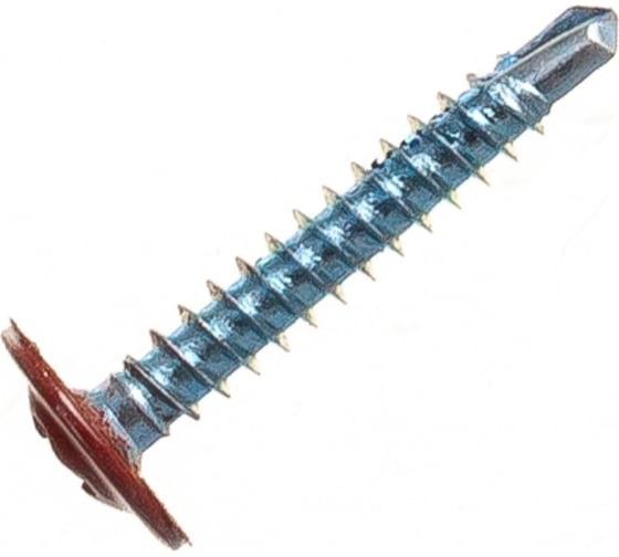 Изображение товара Саморез ПШC КРЕП-КОМП сверло 4,2х25 RAL3009 500шт пшс253009