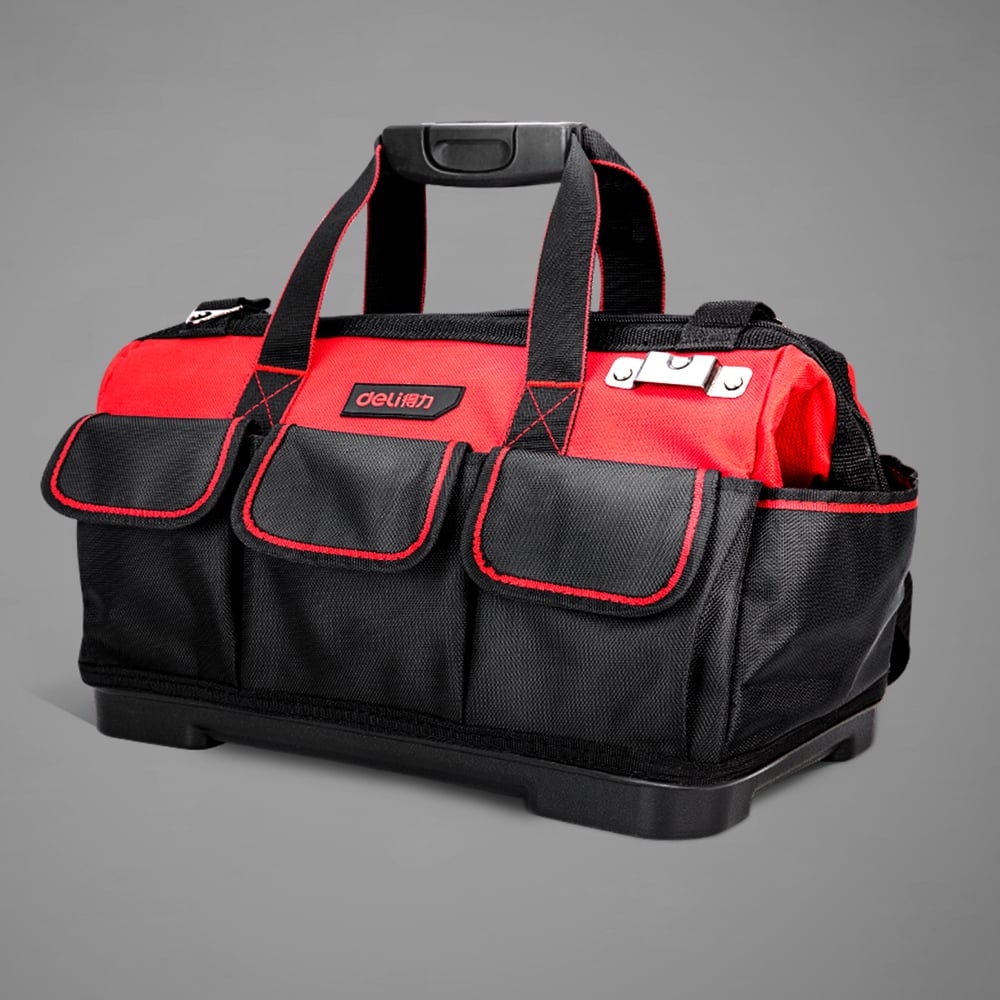Изображение товара Сумка для инструментов DELI DL430318 430x200x290 мм с 16 карманами и жестким дном