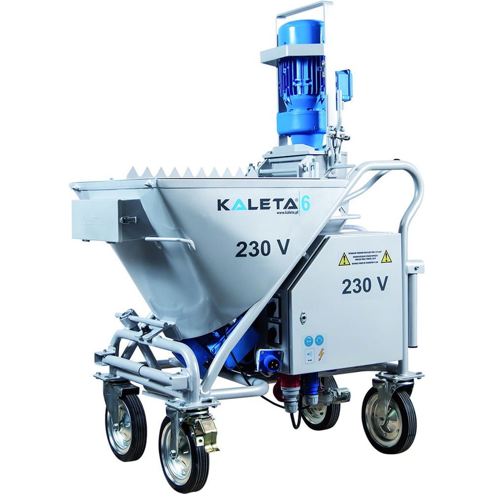Изображение товара Штукатурный агрегат KALETA K6/230 с мощностью 4 кВт и бункером 100 л