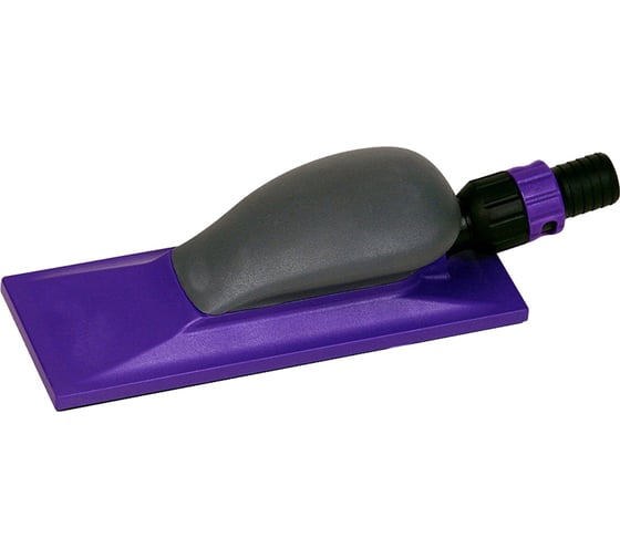 Изображение товара Шлифовальный блок SANDWOX 200x70 мм на липучке, 42 отверстия, с возможностью подключения к системе пылеудаления 83.70.20.70