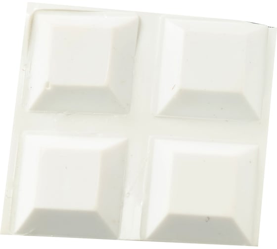 Изображение товара Дверной самоклеящийся бампер ЕВРОПАРТНЕР белый, 4 шт. 16 7437 1