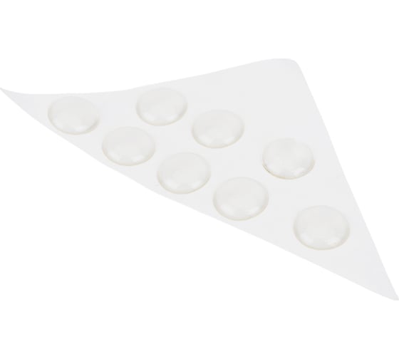 Изображение товара Дверной самоклеящийся бампер ЕВРОПАРТНЕР прозрачный, 8 шт. 16 7439 1