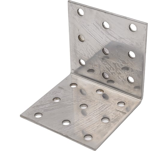 Изображение товара Перфорированный уголок ALBERTS нерж. сталь, 60x60x60 мм 335311