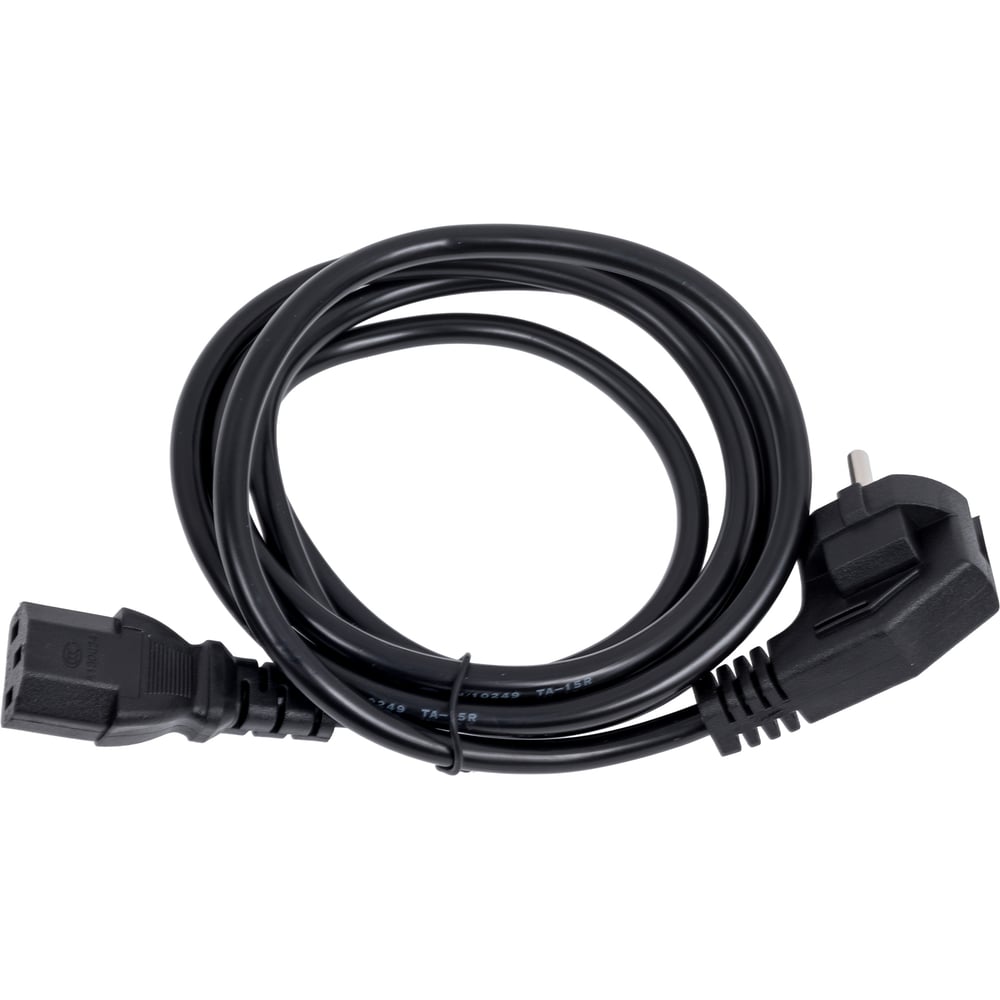 Изображение товара Кабель питания GoPower 1.8м с евровилкой CEE 7/7 и Schuko-C13