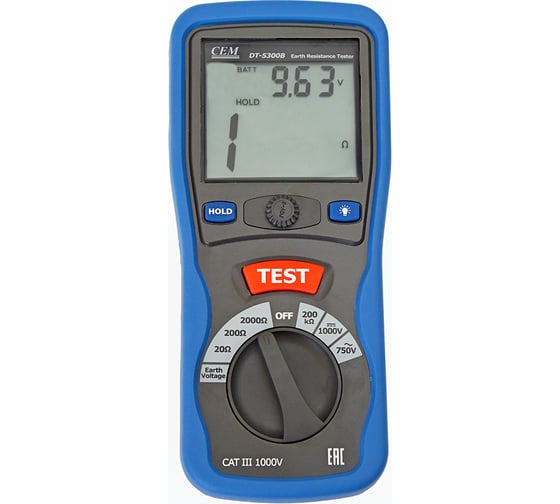 Изображение товара Измеритель сопротивления заземления СЕМ DT-5300B 482025