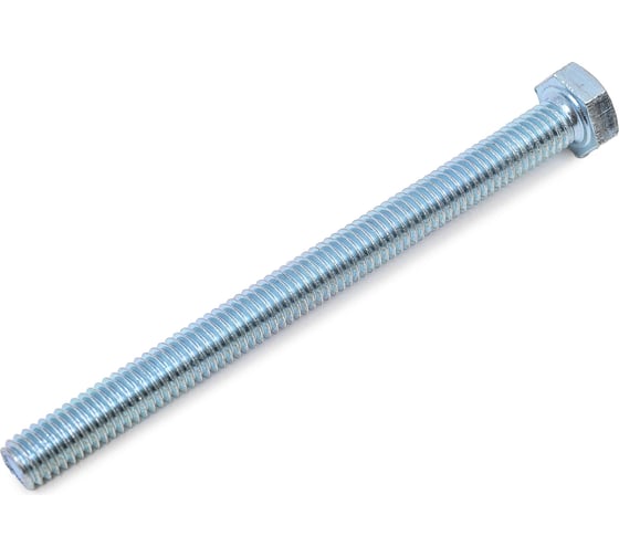 Изображение товара Болт ЦКИ DIN933 М6x75, 8.8, цинк, SW10, аналог ГОСТ 7798-70, 25 шт. 28687