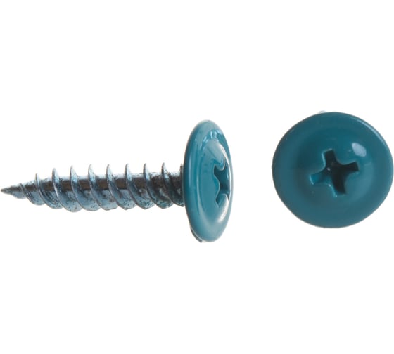 Изображение товара Саморез ПШО КРЕП-КОМП острый 4,2х19 RAL5021 1000шт пшо195021