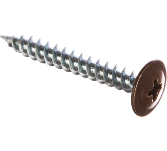 Изображение товара Саморез ПШО КРЕП-КОМП острый 4,2х32 RAL8017 500шт пшо328017