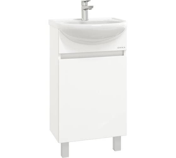 Изображение товара Тумба с раковиной Onika Милтон 45 напольная, белая 104510